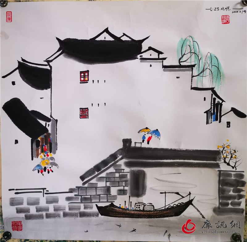 以艺战疫 以画疗心 李兆顺自创“画疗”暖人心 以艺战疫 以画疗心 李兆顺自创“画疗”暖人心