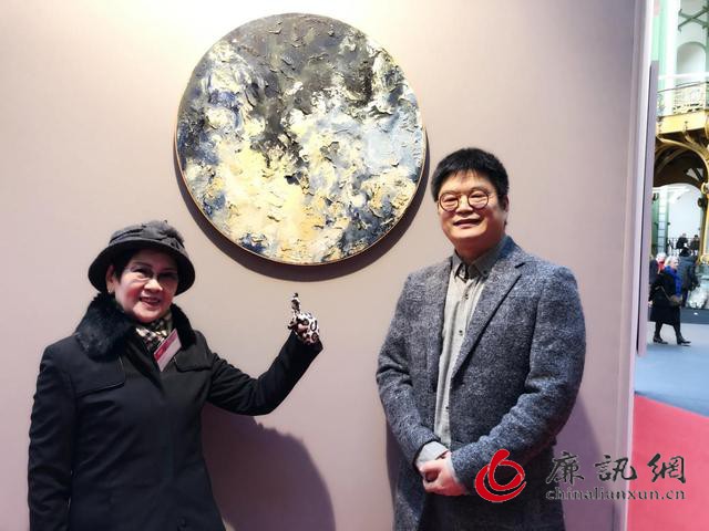 中国艺术家王清州作品二月亮相巴黎大皇宫比较沙龙艺术展