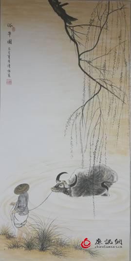 著名山水画家陈清顺书画作品欣赏 著名山水画家、国家一级美术师、黄河地质博物馆特聘画家陈清顺