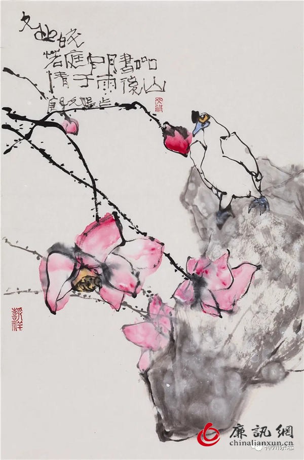 访著名画家江文湛:墨色韵致 花鸟无双 访著名画家江文湛:墨色韵致 花鸟无双